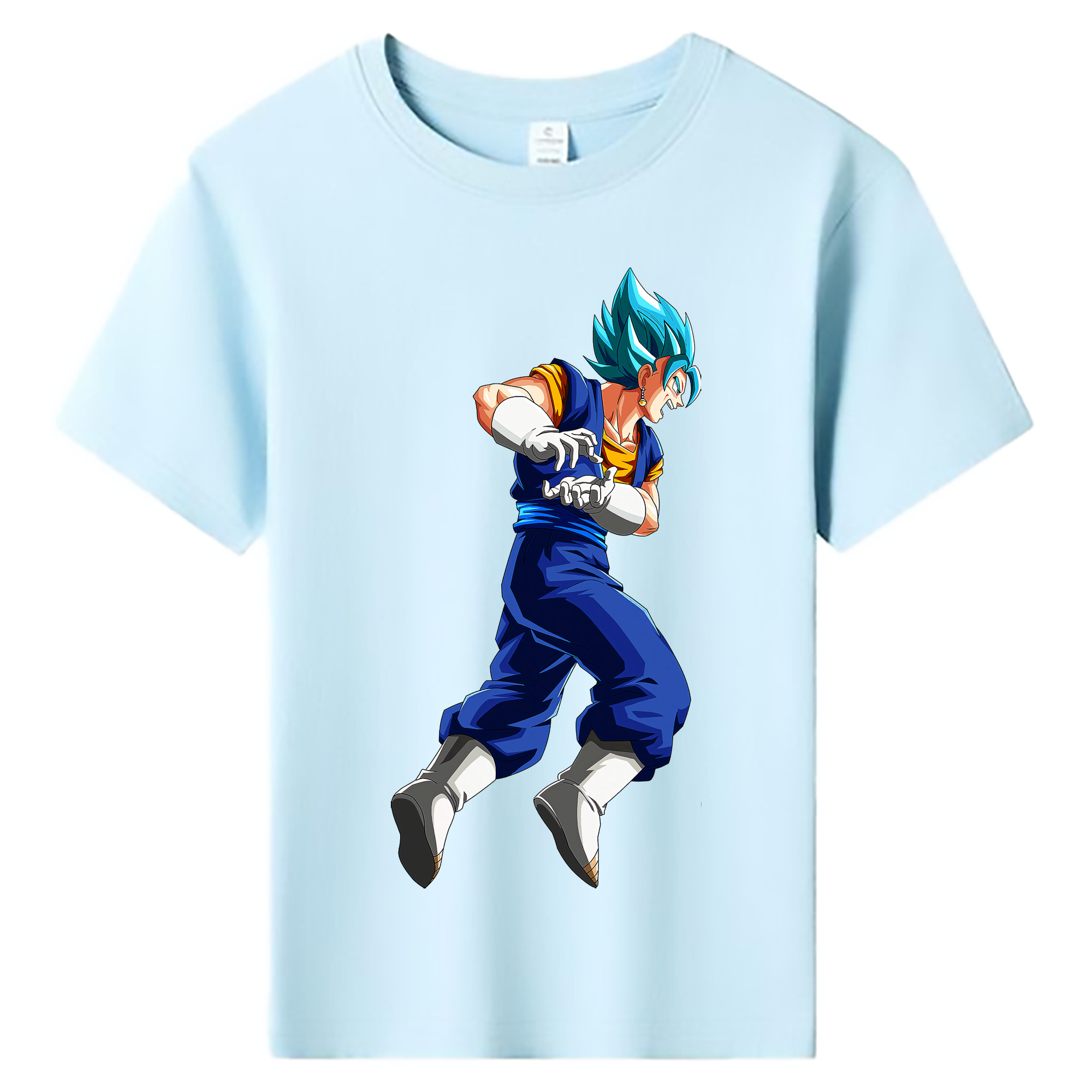 （画像用） ドラゴンボール ベジット DRAGON BALL Vegetto 綿100％キッズTシャツ（フロントプリント）